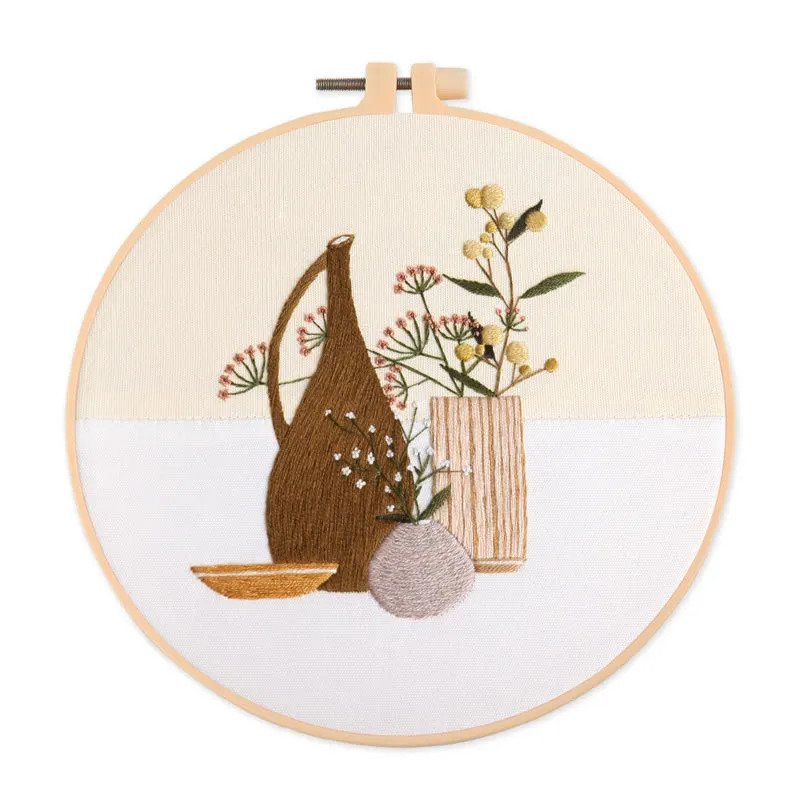 Embroidery Diy Material Bag Kit Cross - Dfresh And Beautiful