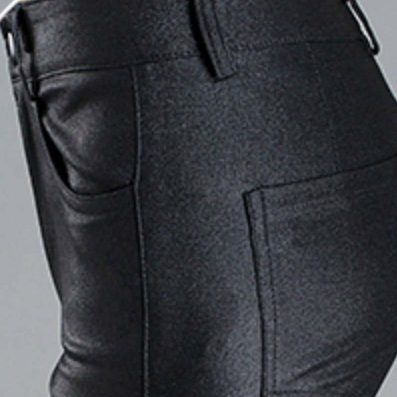 Title 5, Pantalon en similicuir enduit PU pour femme Tai...