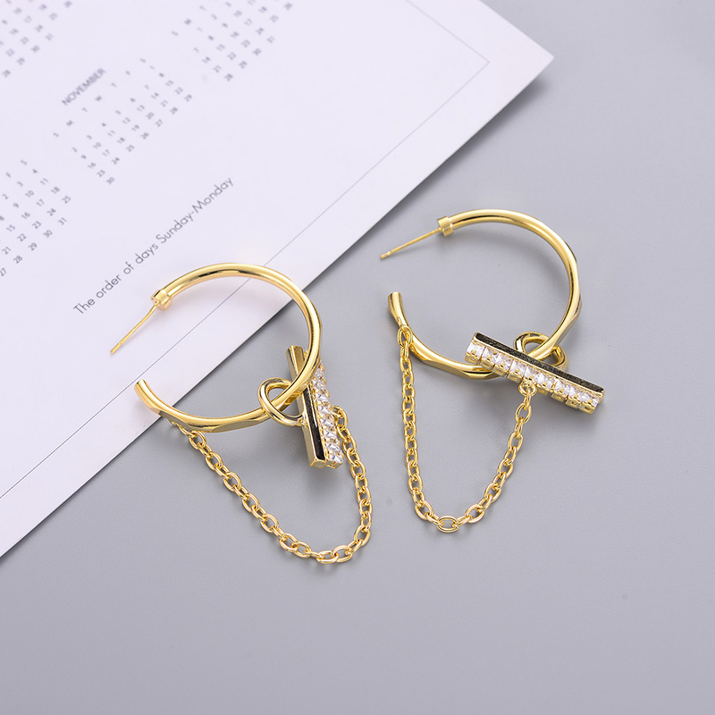 Fashion Trend Earrings Hot Alloy Circle Earrings Earrings