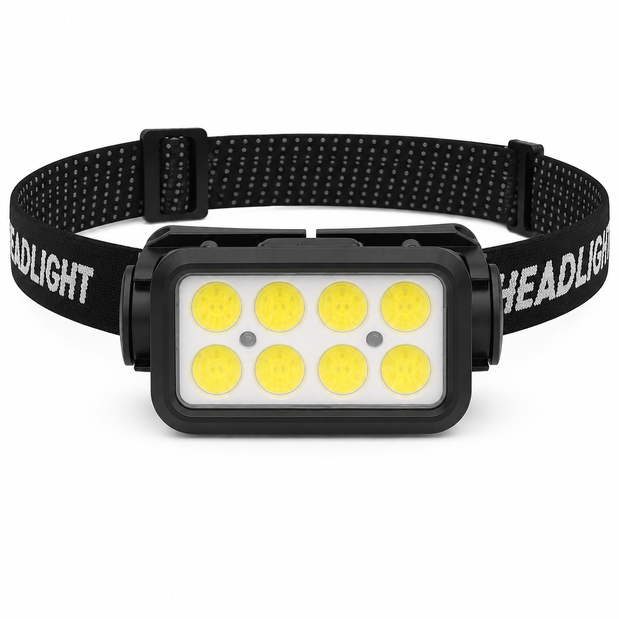 Rechargeable Type C Waterproof COB LED Headlamp K353 Black 300LM For Camping Hiking Work Headlight