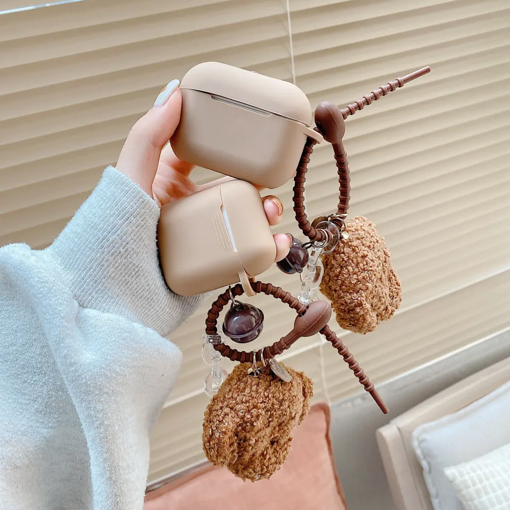 Applicable Solid Color Earphone Cover Wireless Bluetooth Soft Shell