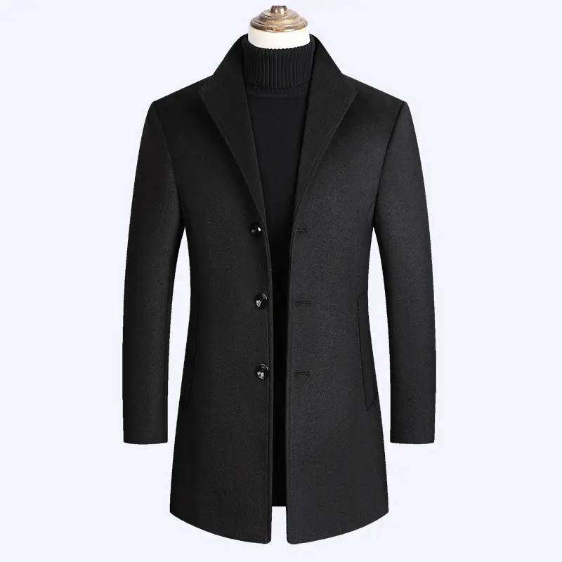 Shun Mao Youth Solid Color Casual Mid-length