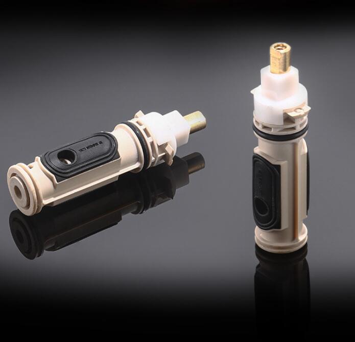 M1222 Quick Open Copper Rolling Bar Bathroom Hot And Cold Faucet Valve Spool — view 6