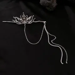 Metal Lotus Hairpin Hairpin Hair Accessories Headwear Female - Metal Lotus Hair Pin - View 1