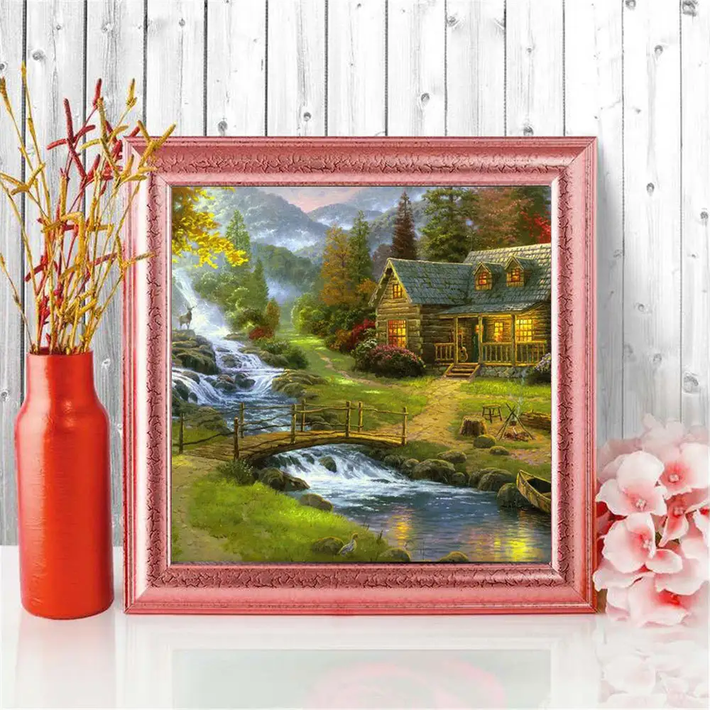 Home Simple Natural Landscape Diamond Painting Cross Stitch