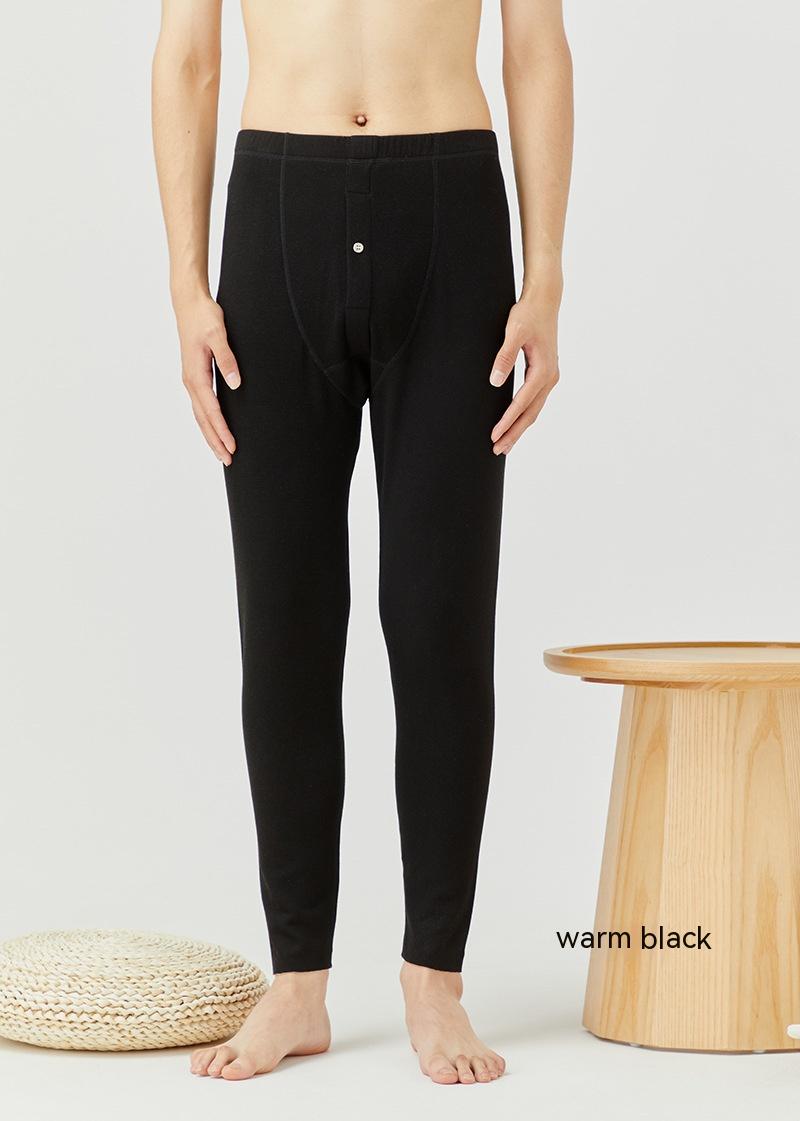 Cashmere Men's Warm Pants Single Piece With Velvet