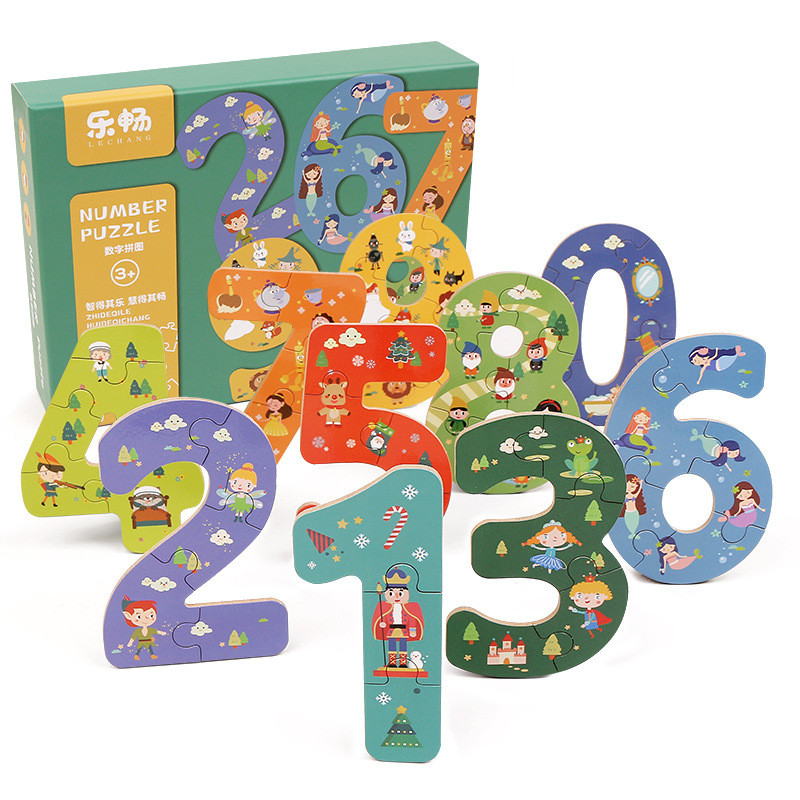 Title 12, Wooden Puzzle Children