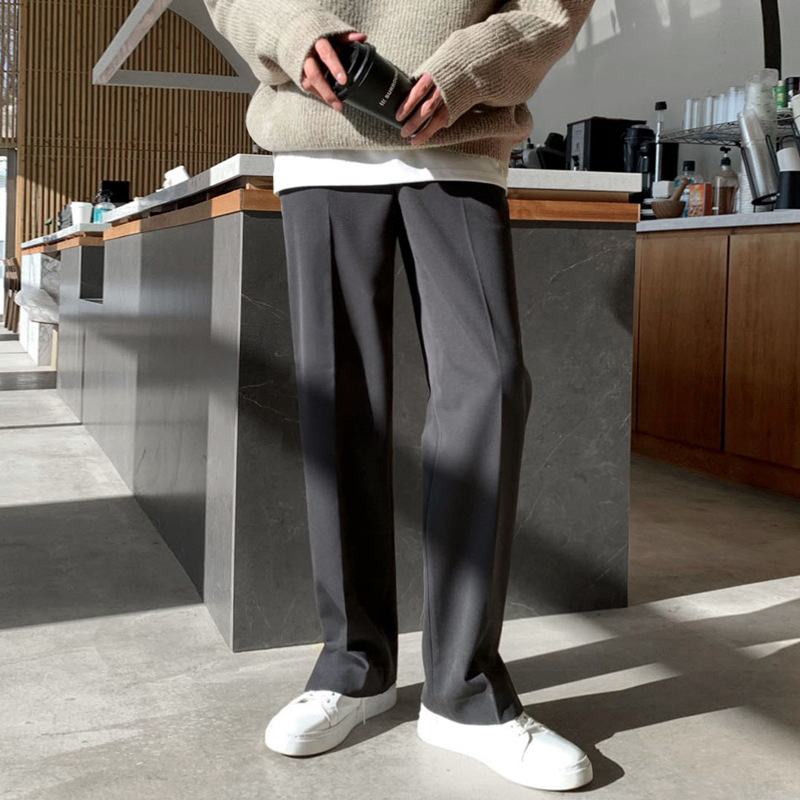 Trendy Straight Trousers Korean Version