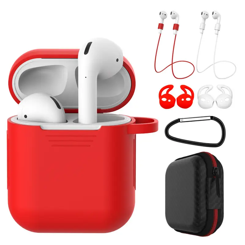 Silicone Earphone Protective Cover Storage Set Of 7
