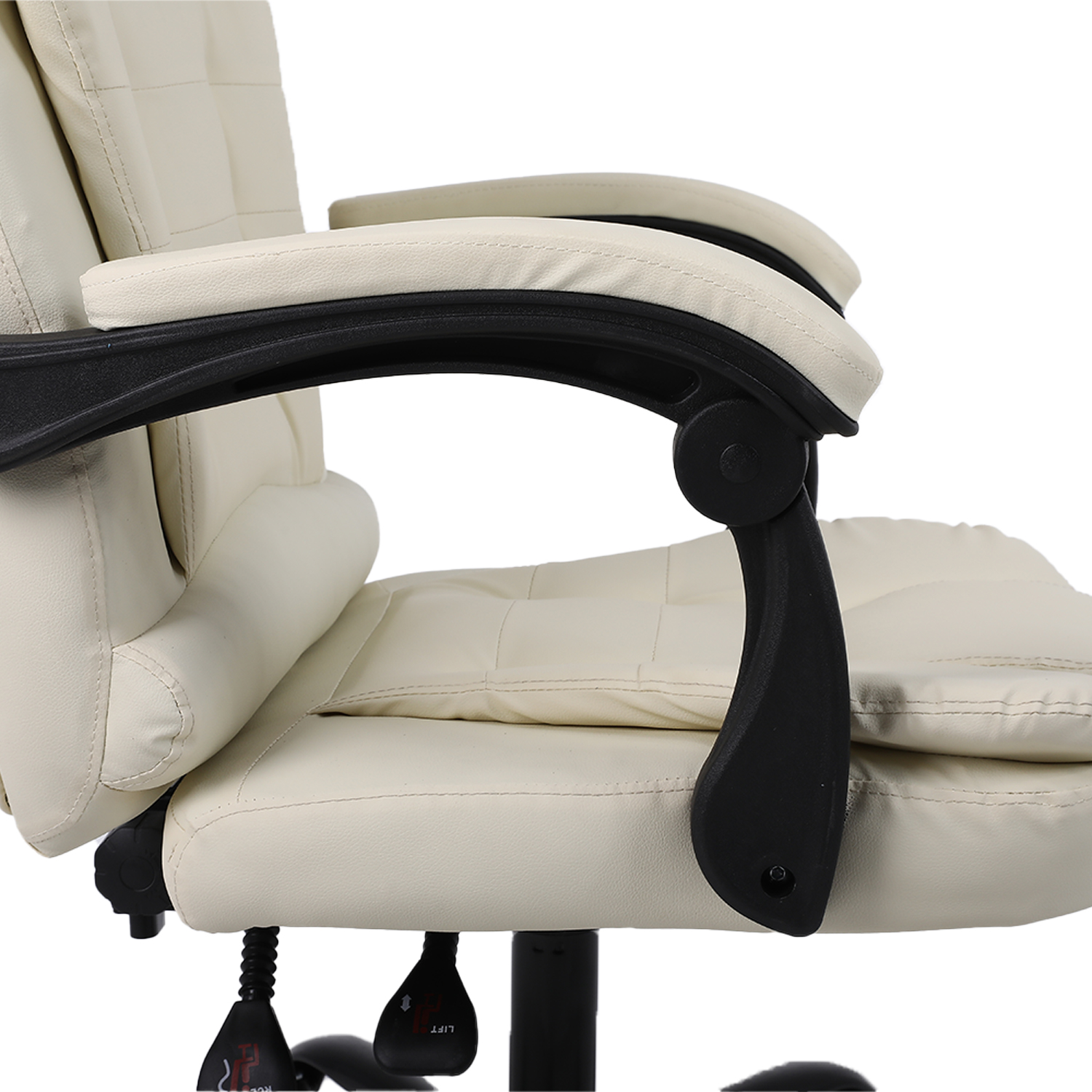 Ergonomic Executive Office Chair,Faux Leather,Adjustable Height 45-55cm — image 10