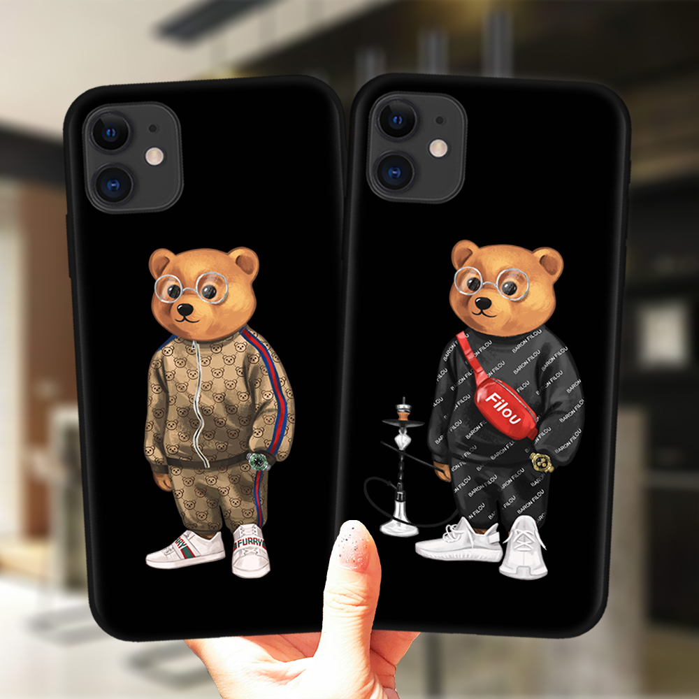 Cute Bear Fashion Brand Protective Case For