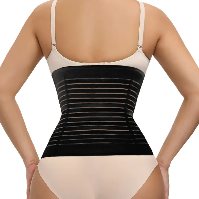 Women's Sports Corset Cutout High Elastic Waistband Black - Shop at LoveMi