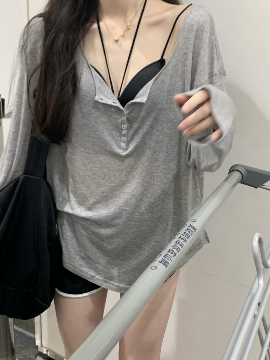 Grey sun shirt