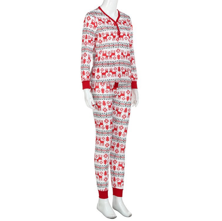 Title 6, Printed Long-sleeved Christmas Parent-child Suit