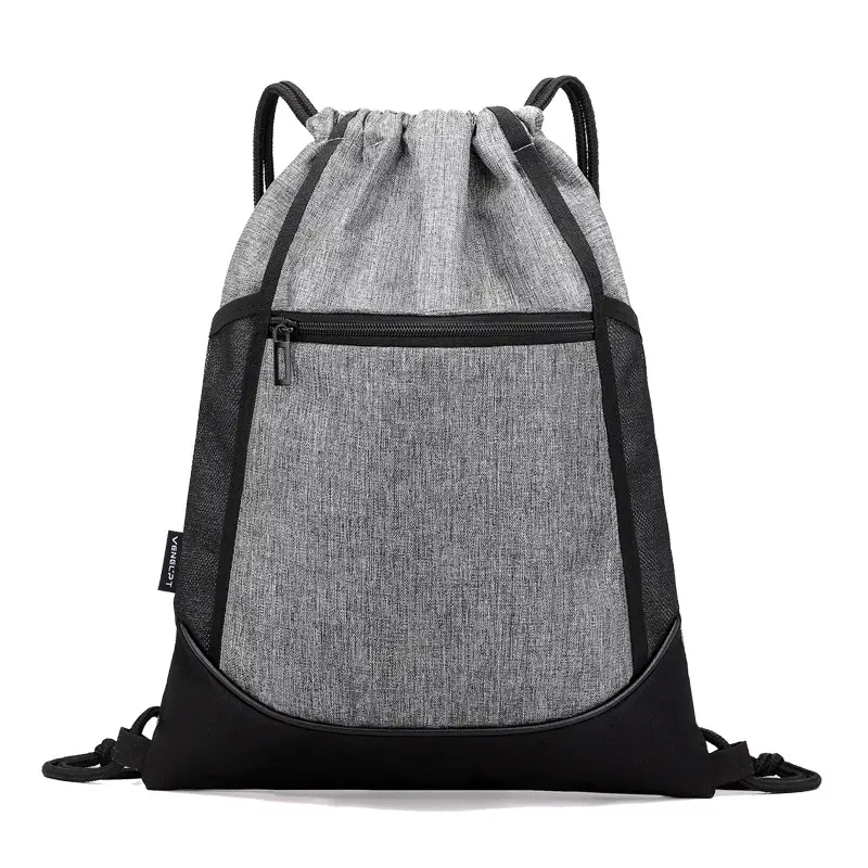 Waterproof Oxford Cloth Drawstring Bag Backpack Student Men And Women