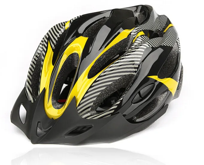 Carbon Fiber Texture Split Helmet Mountain Bike
