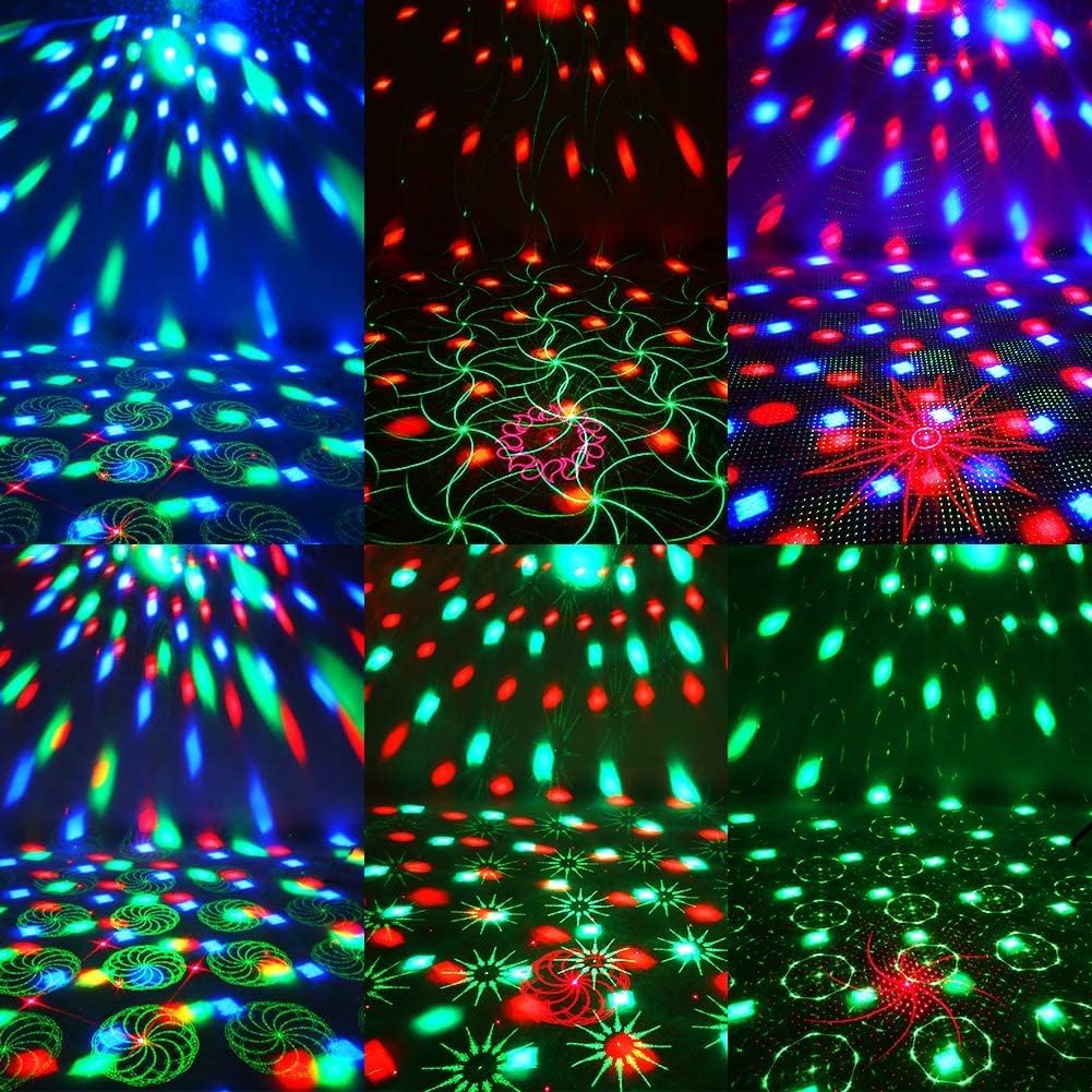 1240 Pattern LED Laser Projector Stage Light RGB Party KTV Club Lights Christmas