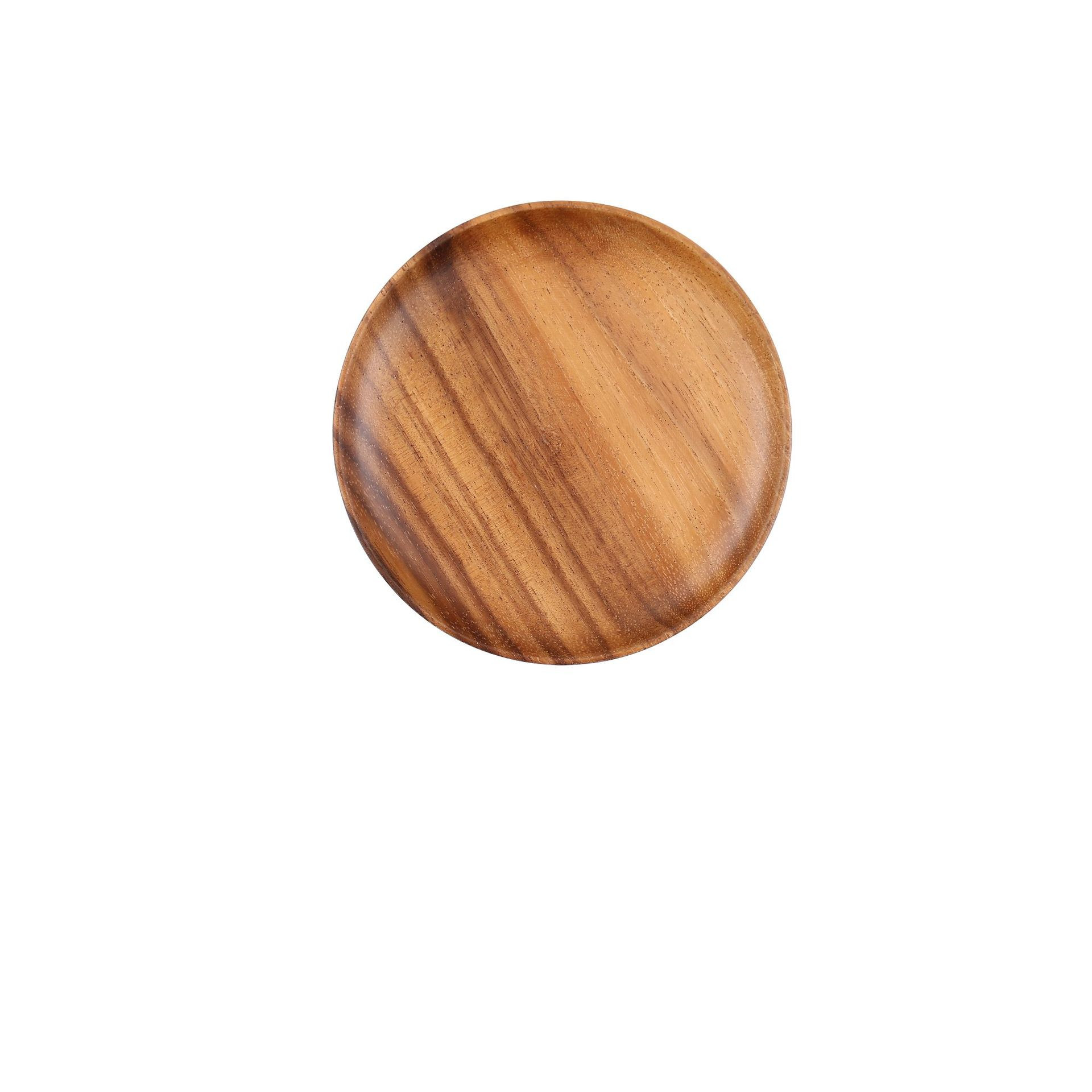 Natural Acacia Wood Bowl And Plate Dinnerware Set - Image 15