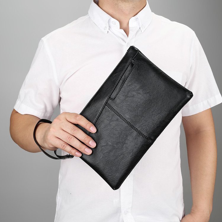 Men's PU Synthetic Leather Handbag — foto 3
