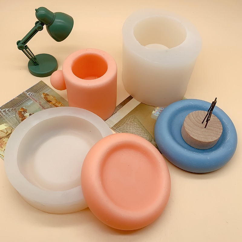 Round Cup Coaster Mould DIY Scented Candle