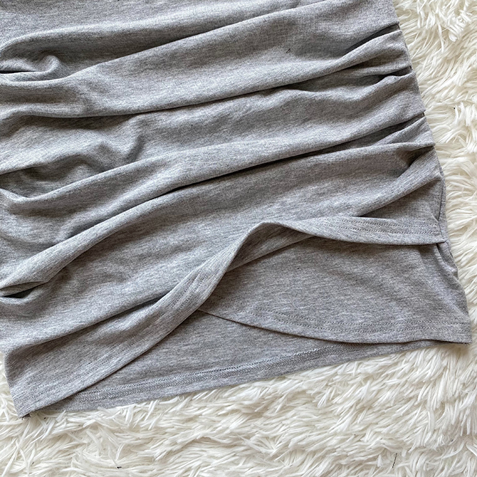 Pleated Asymmetric Short Sleeve Dress, picture 5 of 10
