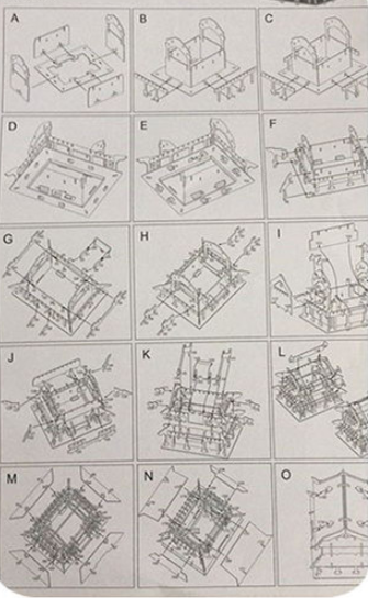 Title 4, Modèle de Simulation en bois 3D, jouet DIY en t...