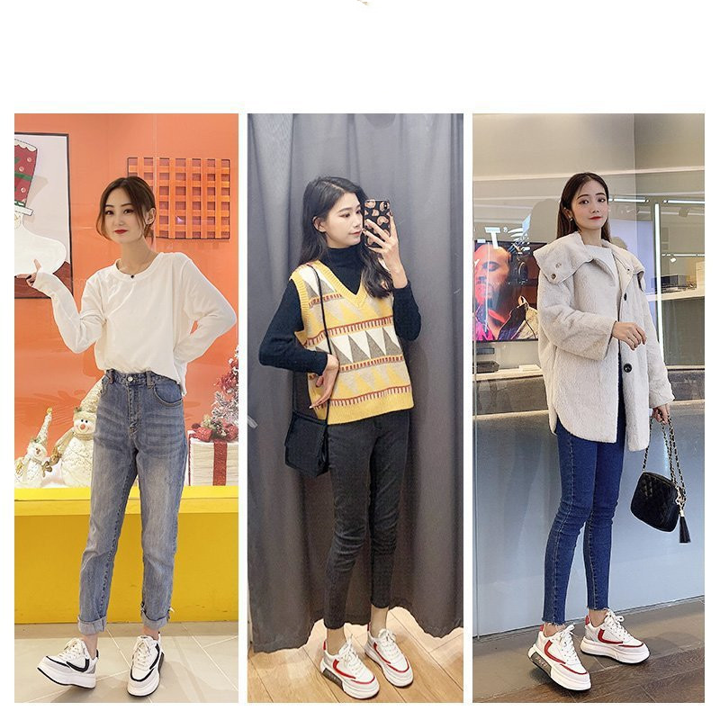 Platform Low-Top Sneakers