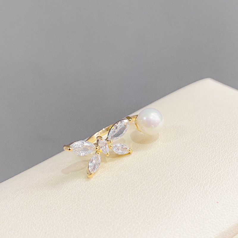 Cute Girl Heart Ring Fashion Net Celebrity Temperament Index Finger Ring