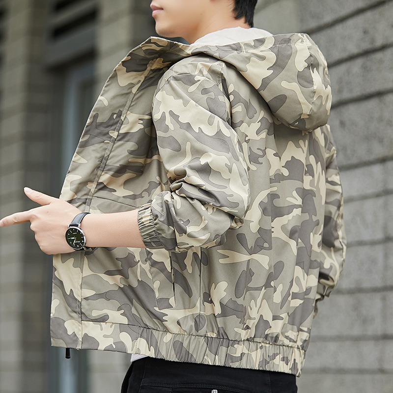 New Fashion Trend Tooling Hooded Jacket Outdoor Sports Casual Jacket