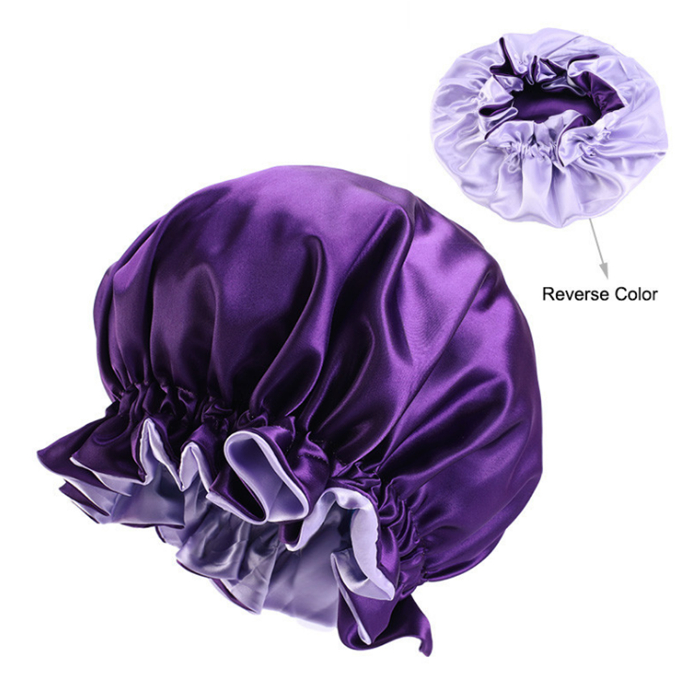 Double Satin Lace Nightcap Extra Large Round
