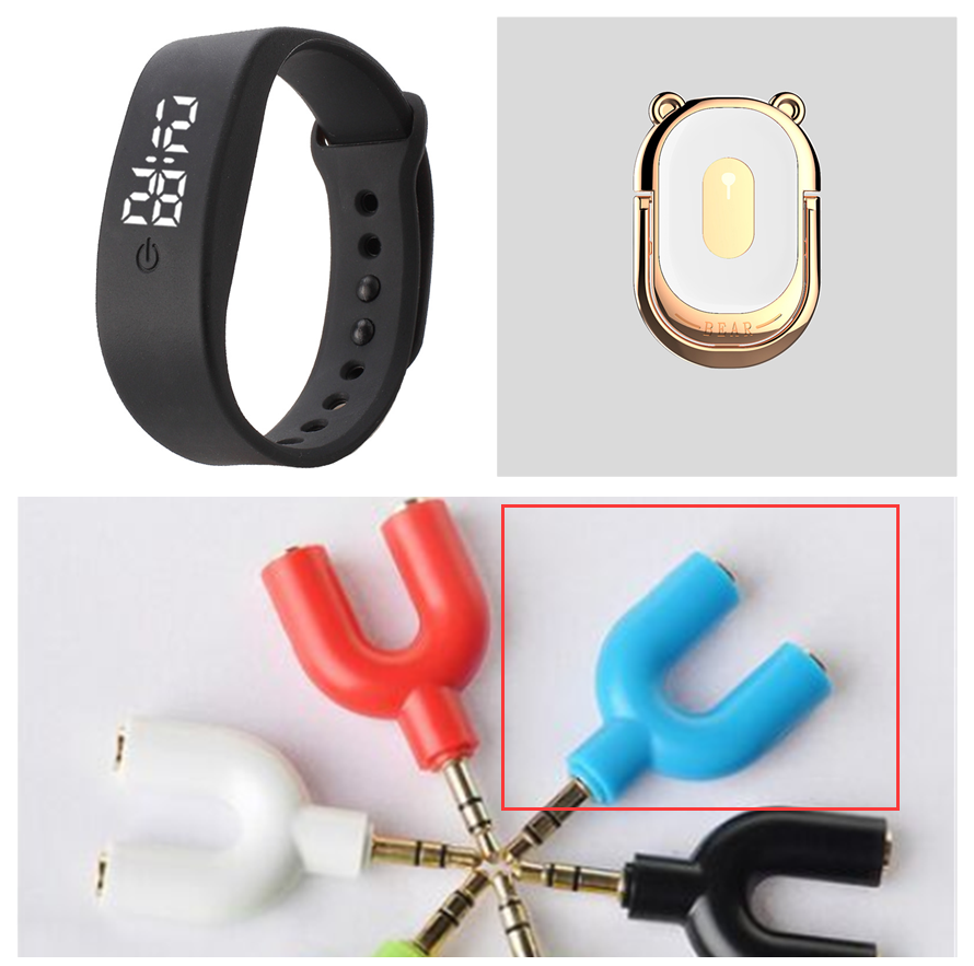 Leisure Sports Student LED White Light Bracelet Button - Image 6