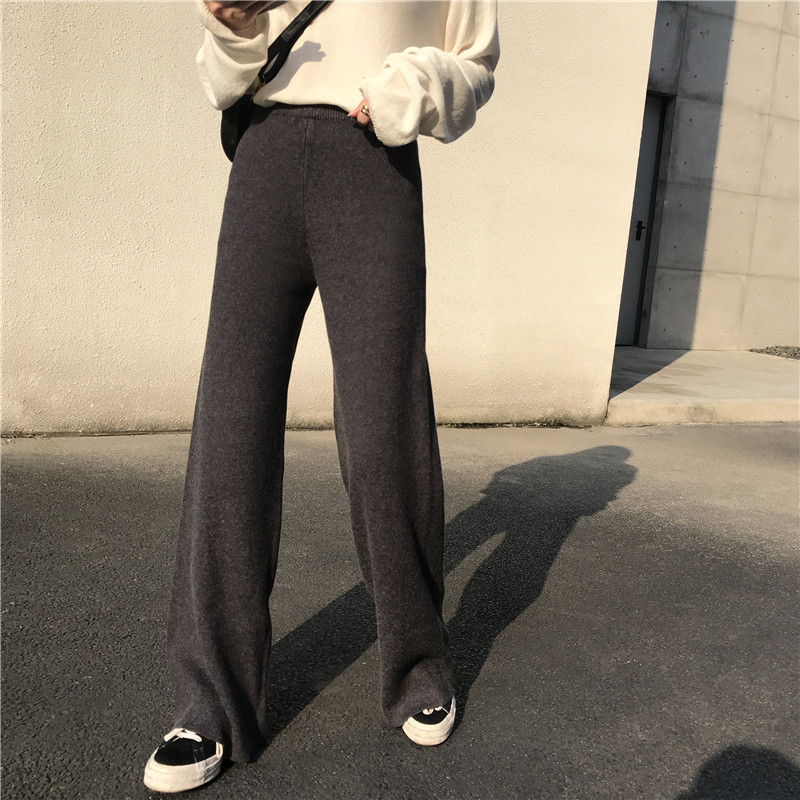 Title 4, High Waist Loose Drape Women Trousers Look Thin