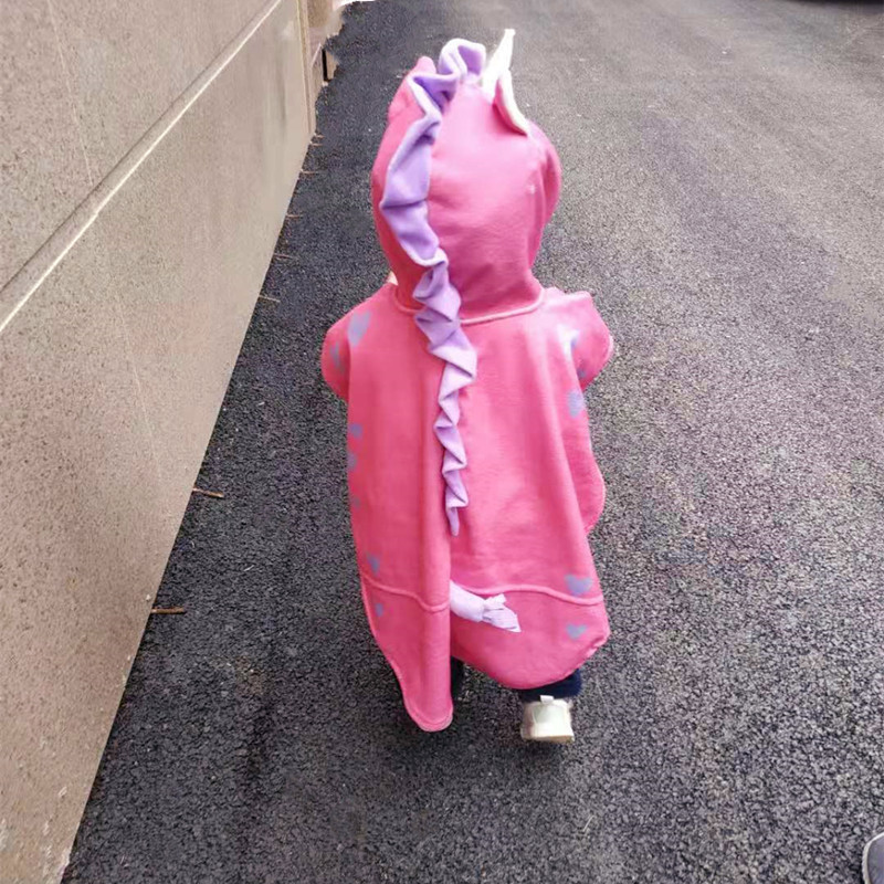 Baby Bath Towel With  Dinosaur Cloak Large — foto 4