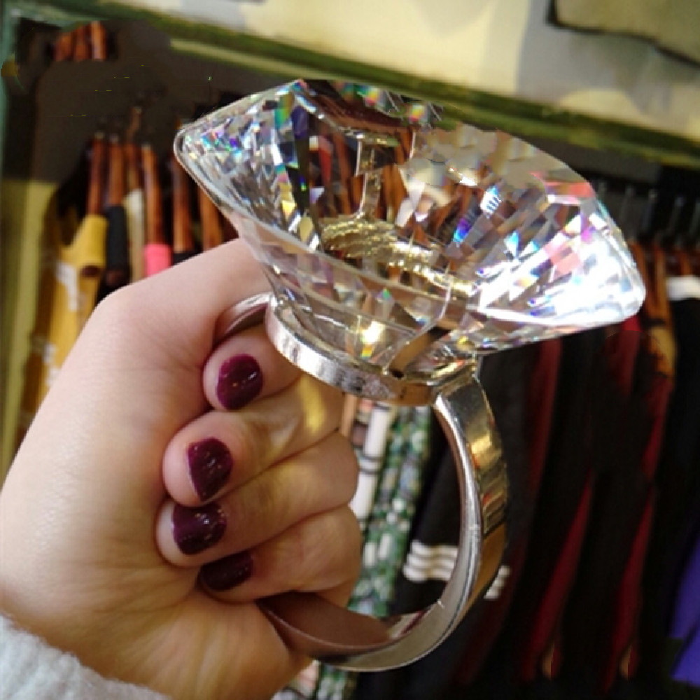 Large Diamond Ring Props Giant
