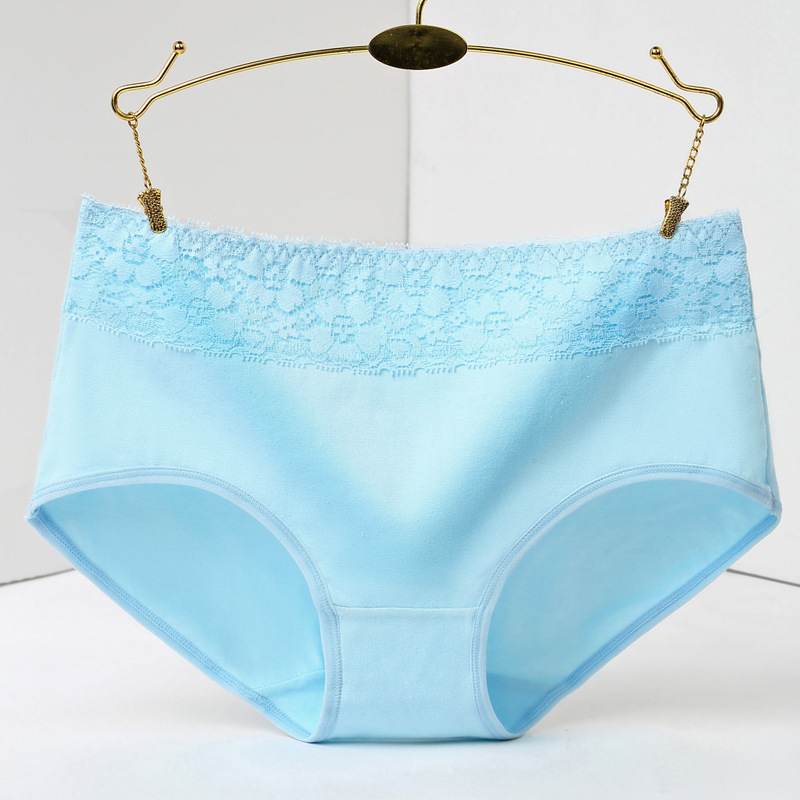 Title 6, Culotte femme mi-haute en dentelle, 100% coton,...