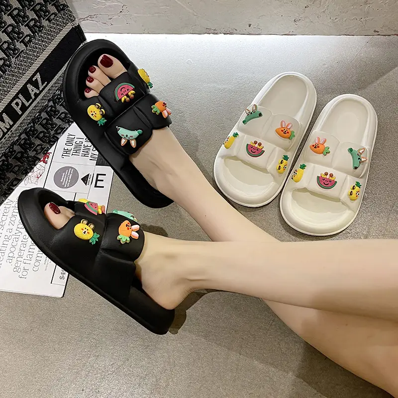 Women's Candy Color Thick Bottom Plus Size Sandals