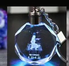 Flashing Crystal Keychain Glass Pendant I - Shop at LoveMi