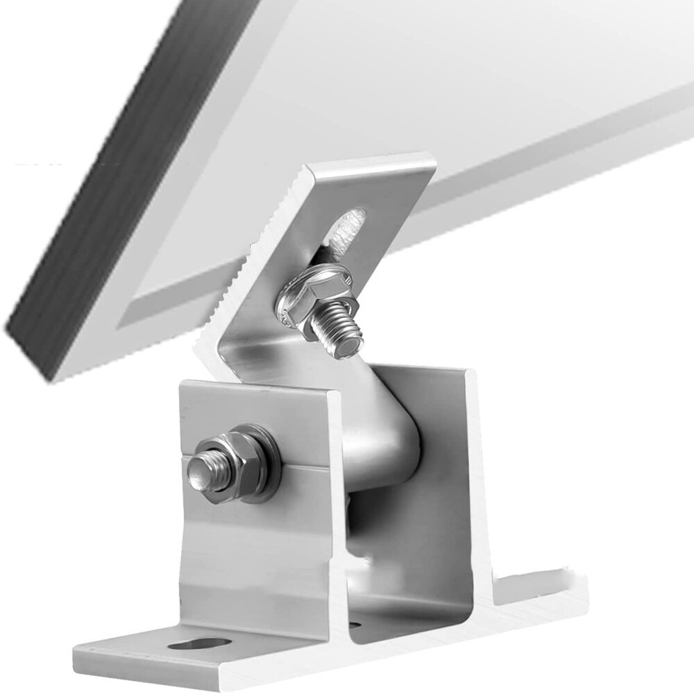 Solar Panel Mounting Brackets Aluminium Adjustable Angle For Wall & Roof