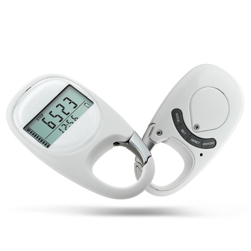 Pedometer 3D Walking Portable Sports Step Counter With Carabiner Clip — image 8