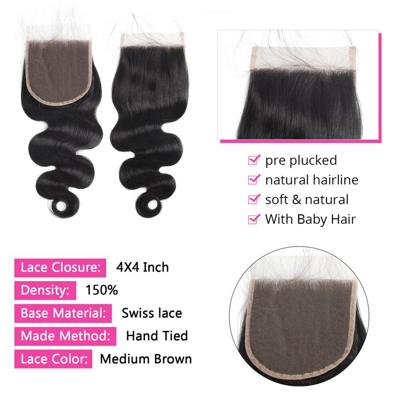Glueless Body Wave Human Hair Bundles For Daily Wear10A Virgin Remy Hair Weave... 4