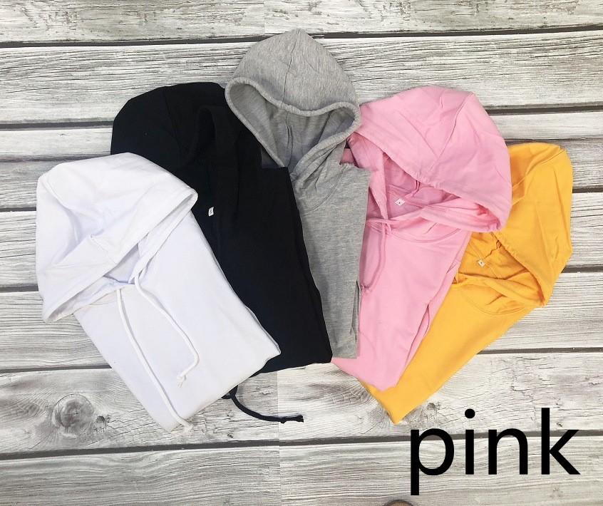 Happy Mind Happy Life Casual Hooded Pocket Sweatshirt