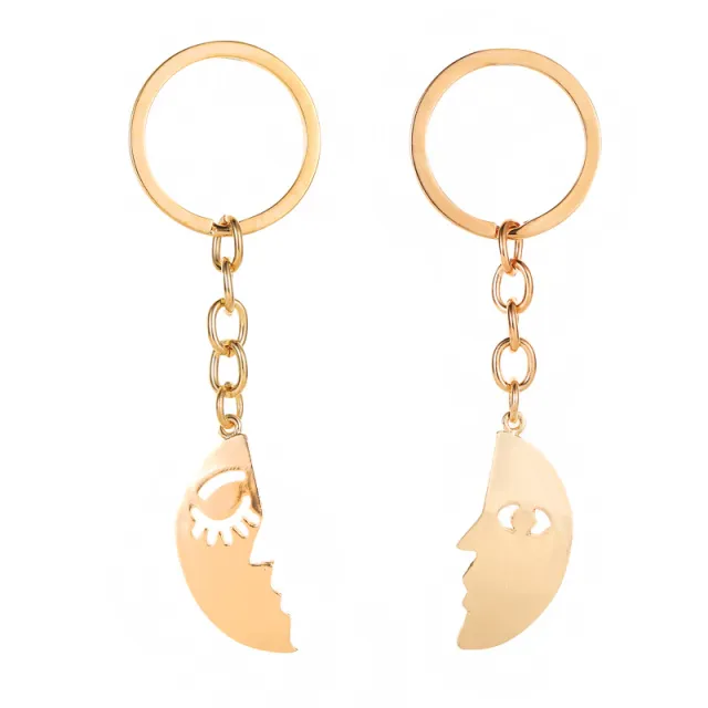 Accessories Cute Cartoon Planet Metal Keychain Key Chain Love Gold - Shop at LoveMi