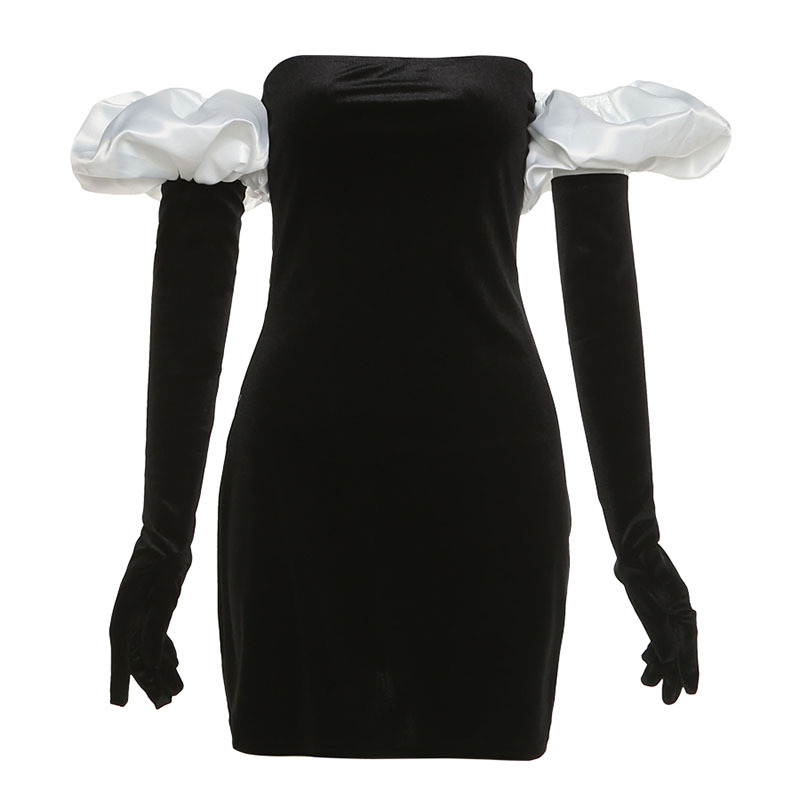 Sexy Wrapped Chest Slim Fit Hip Dress