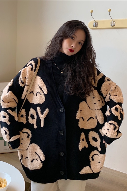 Ladies Fashion Winter Loose Lazy Top