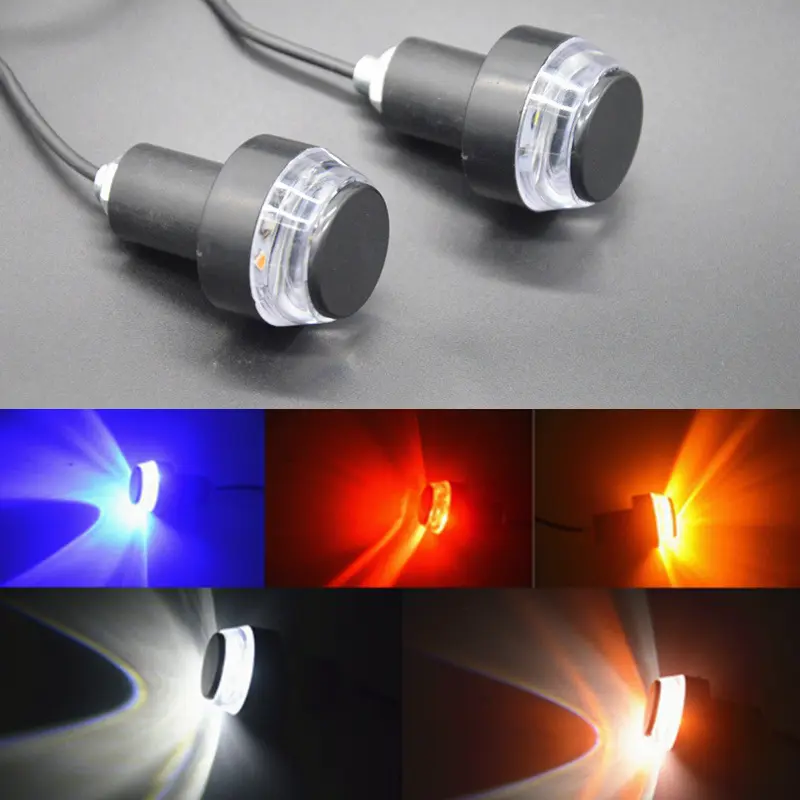 Motorcycle Handle Terminal 12LED Two-color Turn Signal