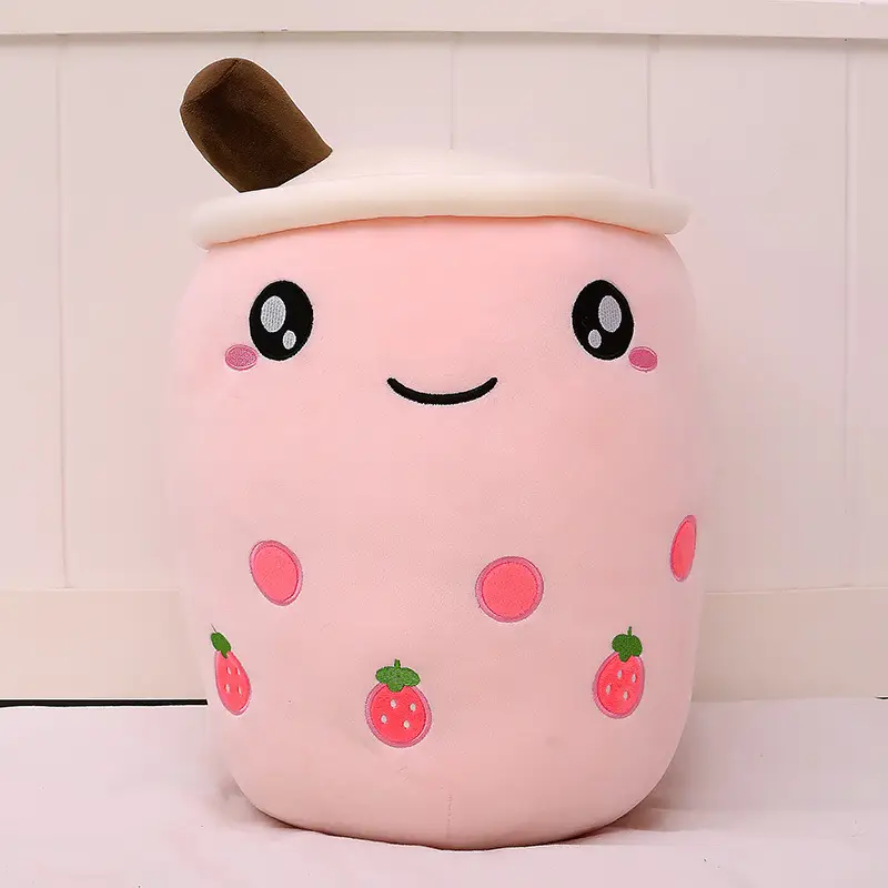 Pillow Plush Toy Down Cotton Strawberry Fruit Tea