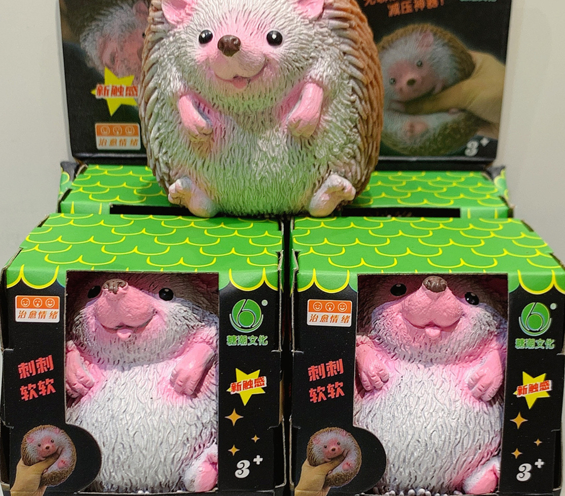 A lot of hedgehogs