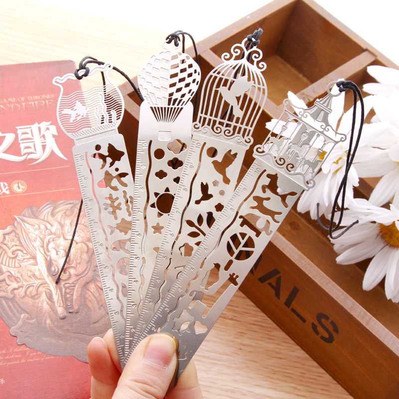 Personality With Scale Ruler Creative Stationery Simple And Beautiful Cute Bookmark