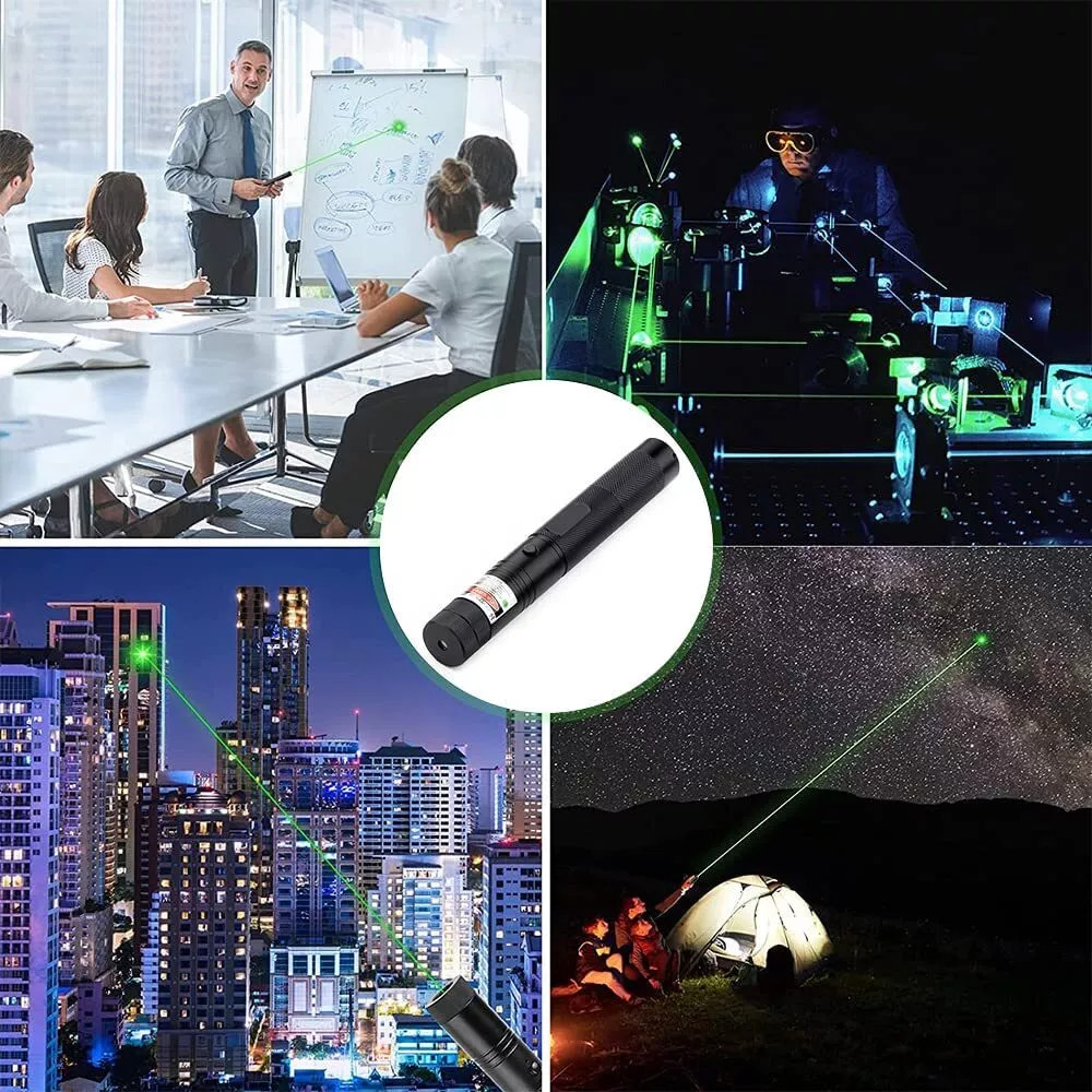 Strong Beam Green Laser Pointer Pen 533nm Lazer Torch Rechargeable — image 2