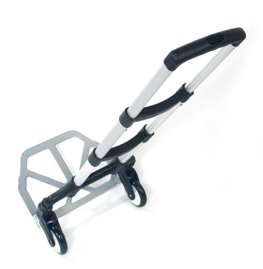 Portable, Foldable, Telescopic Trolley Trolley, Trolley, Luggage Cart, Black - Image 7